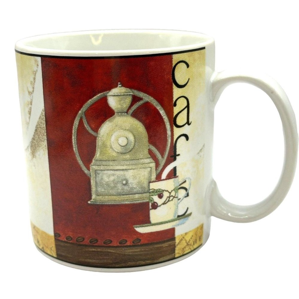 The Sukura Table Stoneware Mug Cafe Multicolor 10 oz Coffee Tea Cup Indonesia